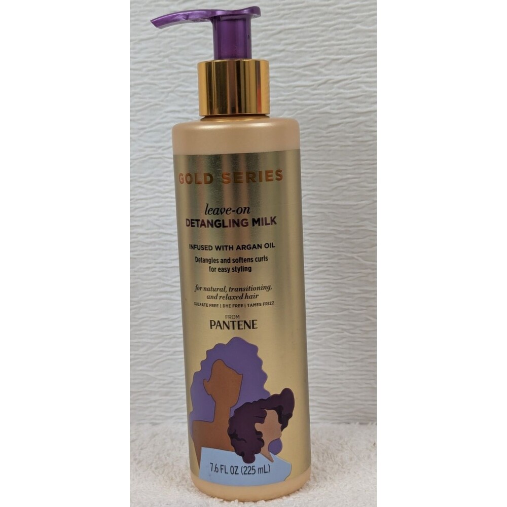 Pantene - Gold Series Leave On Detangling Milk With Argan Oil - 7.6 oz